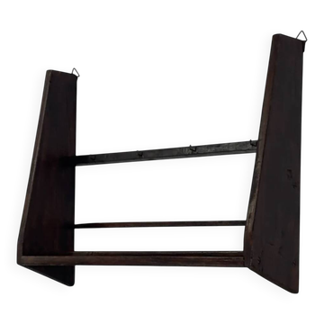 Étagère murale vintage minimaliste en bois