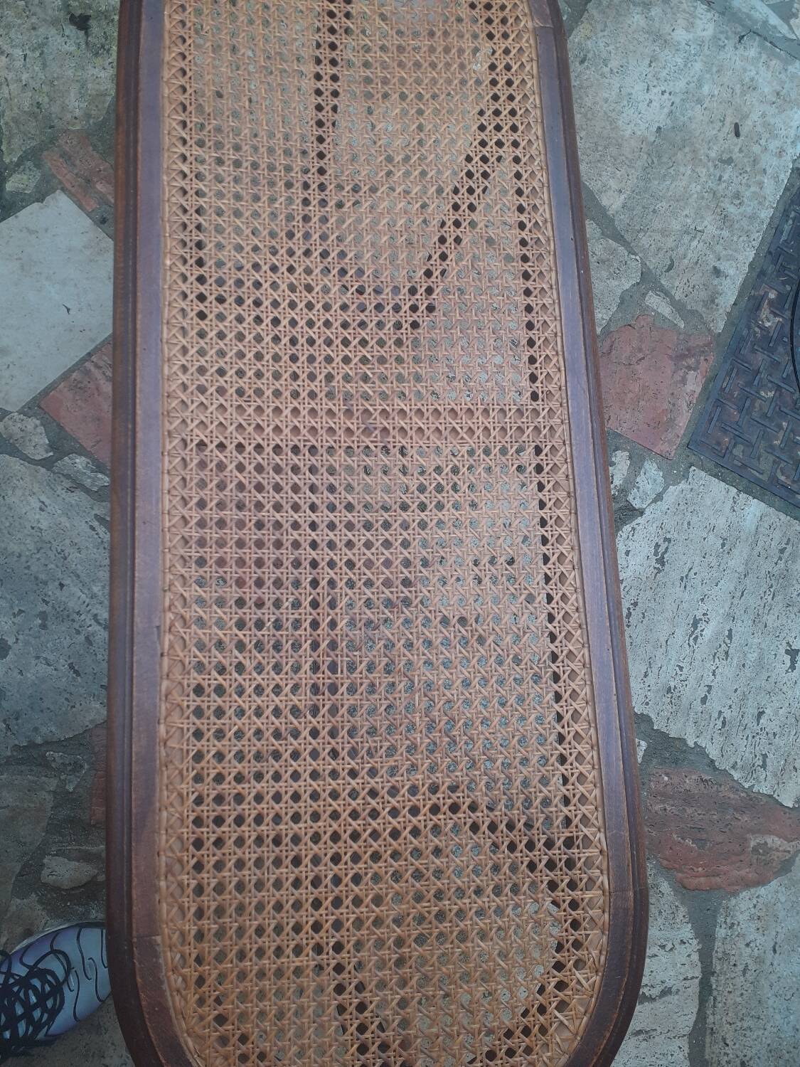 Cannes Louis XVI style wooden bench