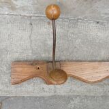 Old wall coat rack