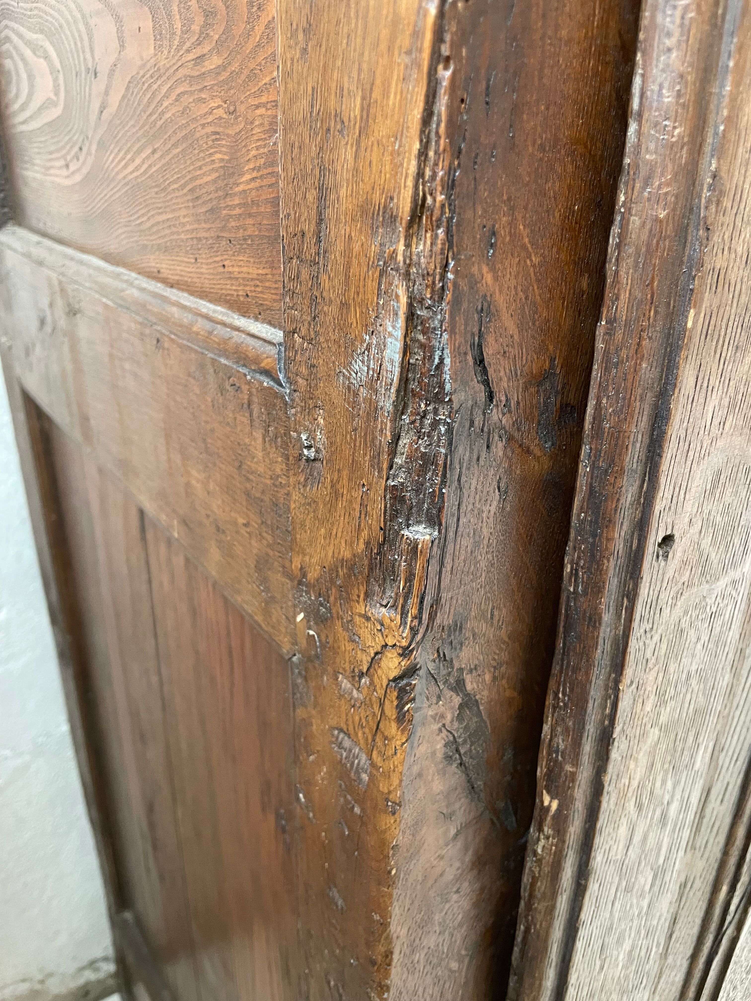 Savoyard solid oak cabinet XVIIIth