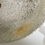 70s granite Perspex pendant light