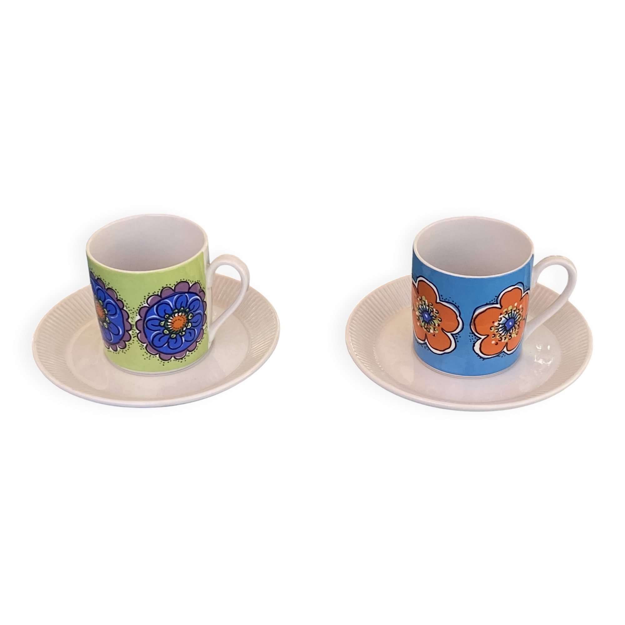 Vintage Villeroy & Boch Seventies Coffee Cups