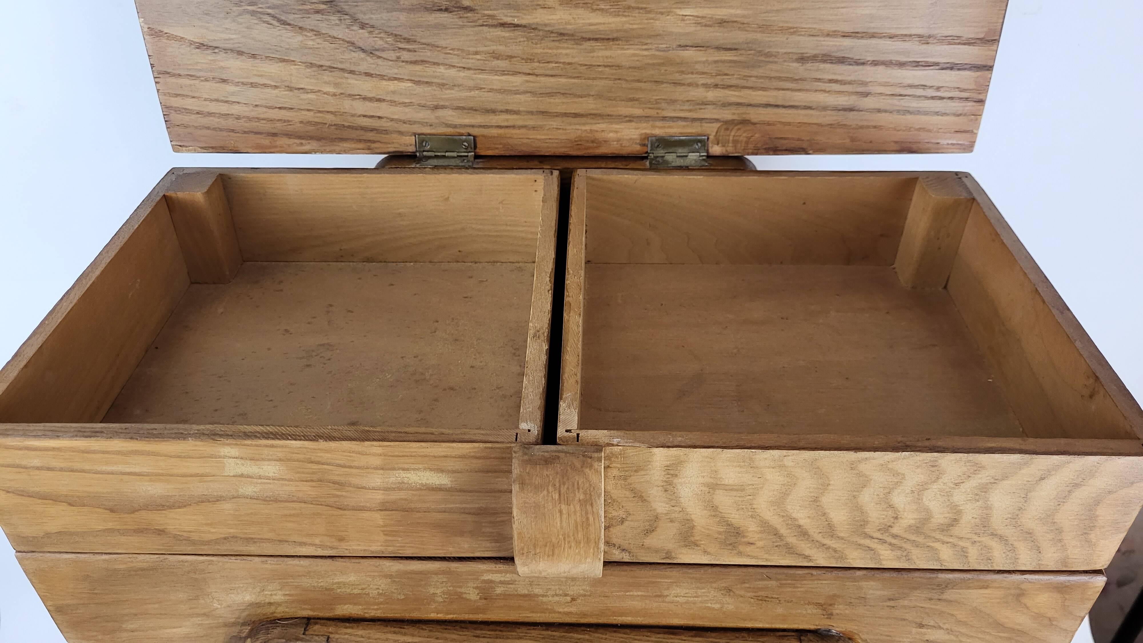 Vintage worker compass feet