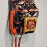 Téléphone tigre sérigraphié modèle unique