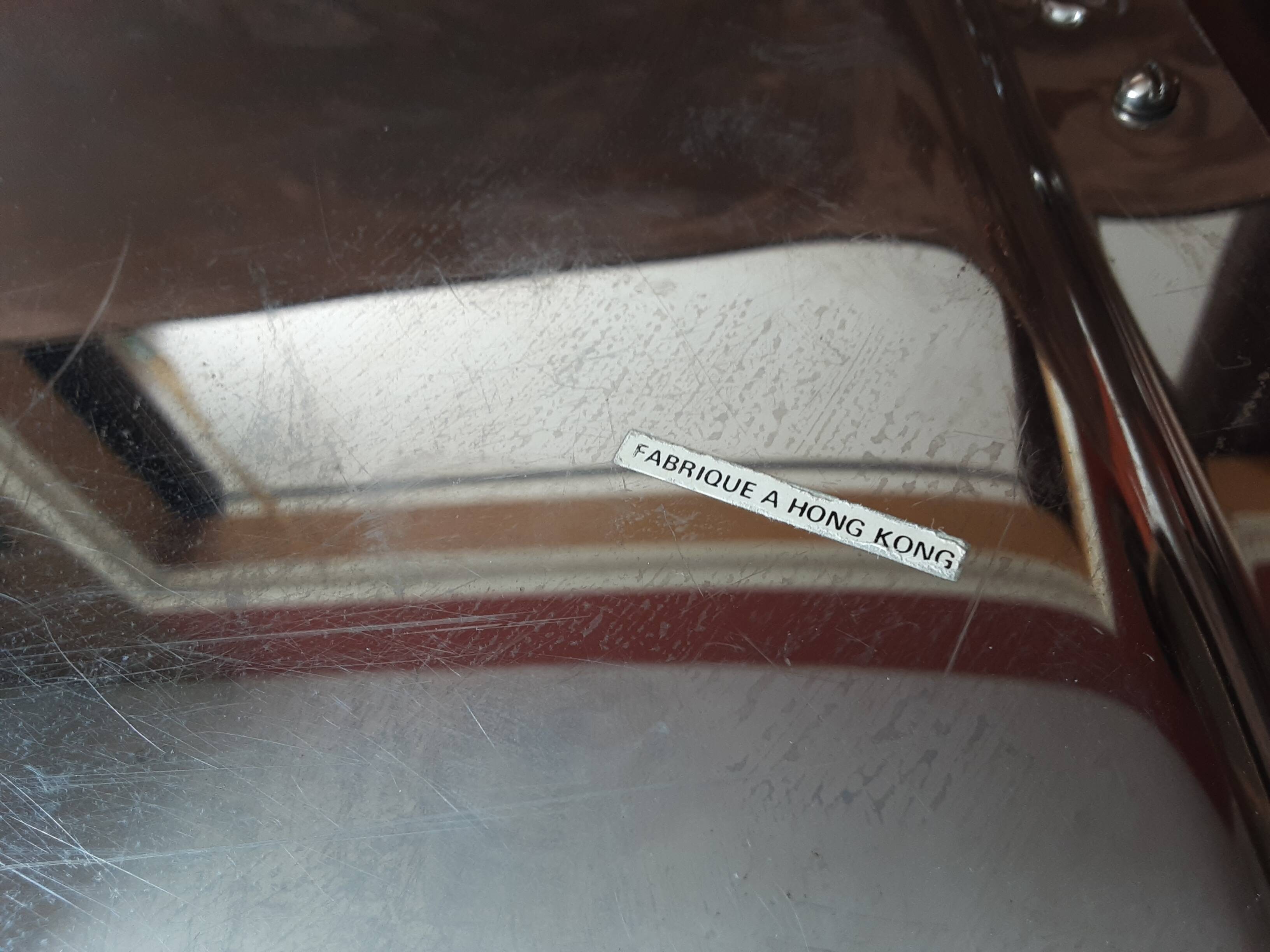 Plateau  métal  original