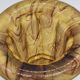 George Davidson Vintage Art Deco Amber Clouded Glass Vase