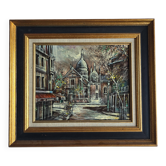 Tableau Paris place du Tertre par Claude Lorrain