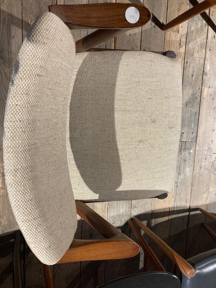 Model 42 teak dining chairs by Kai Kristiansen for Schou Andersen