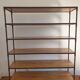 Shelf / bookcase in metal and solid wood