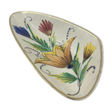 Triangular ceramic fruit basket