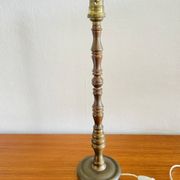 Vintage brass table lamp, circa 1940s - 1950s