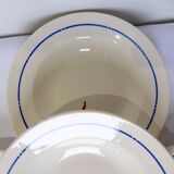 4 vintage Badonviller deep plates 211235