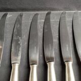 6 couteaux de table puiforcat richelieu argent