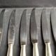 6 puiforcat richelieu silver table knives