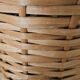 Pied de lampe dame-jeanne dans son panier
