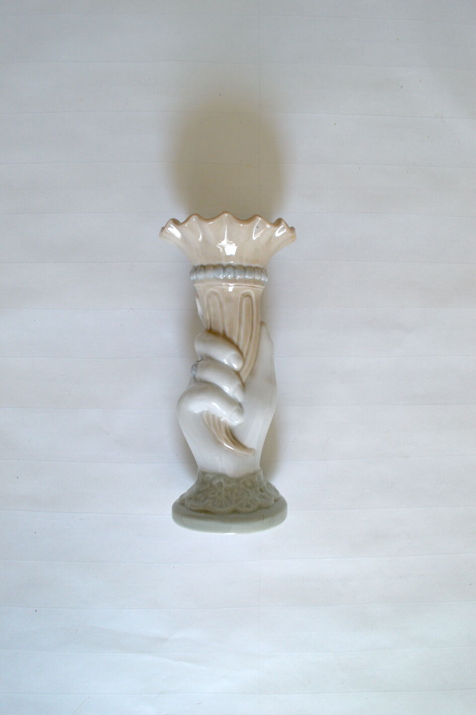 Opaline hand vase