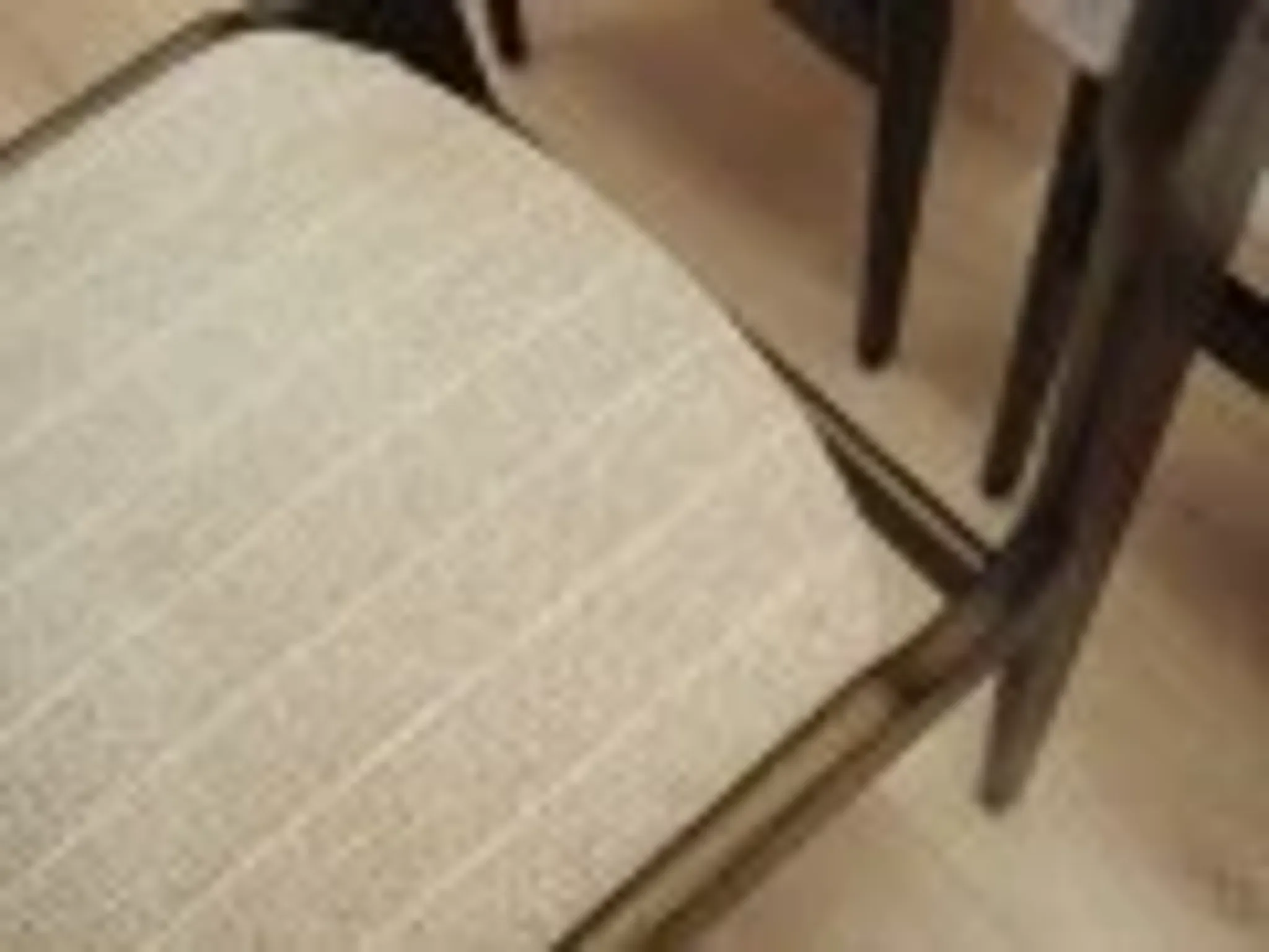 Set of six Danish dining chairs in oak veneer with original upholstery, 1960s