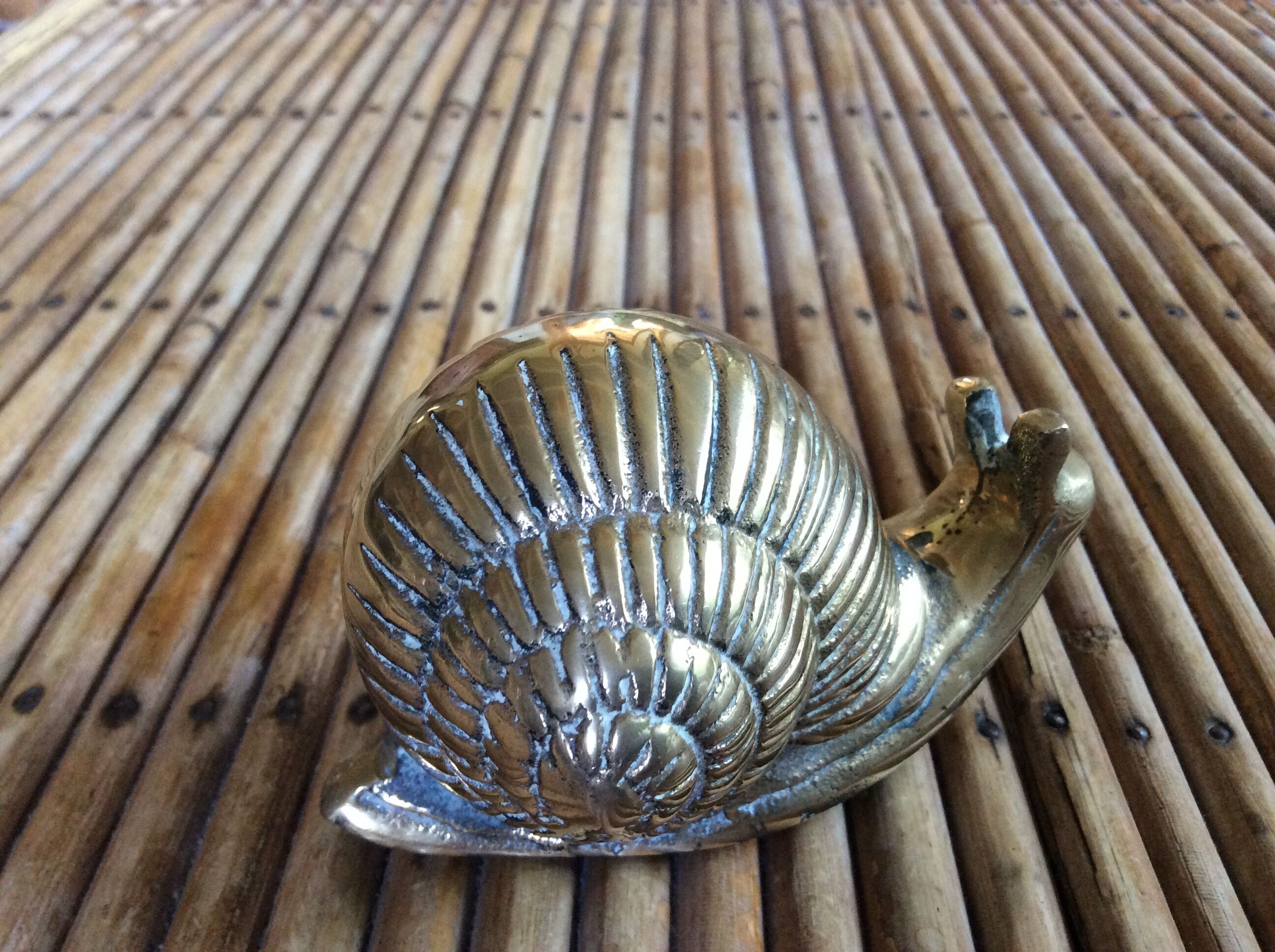 Brass snail