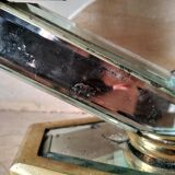 Old art deco table lamp - 2 lights - mirror lamp