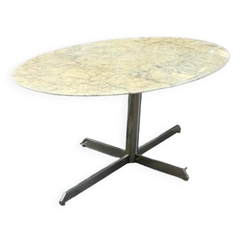 grande-table-ovale-roche-bobois-circa-1960-l-187-cm-selency