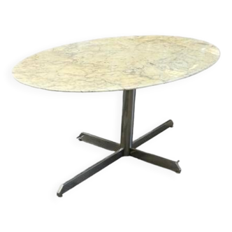 Large Oval Table Roche Bobois Circa 1960 - L 187 Cm
