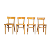 Set of four Baumann bistro chairs