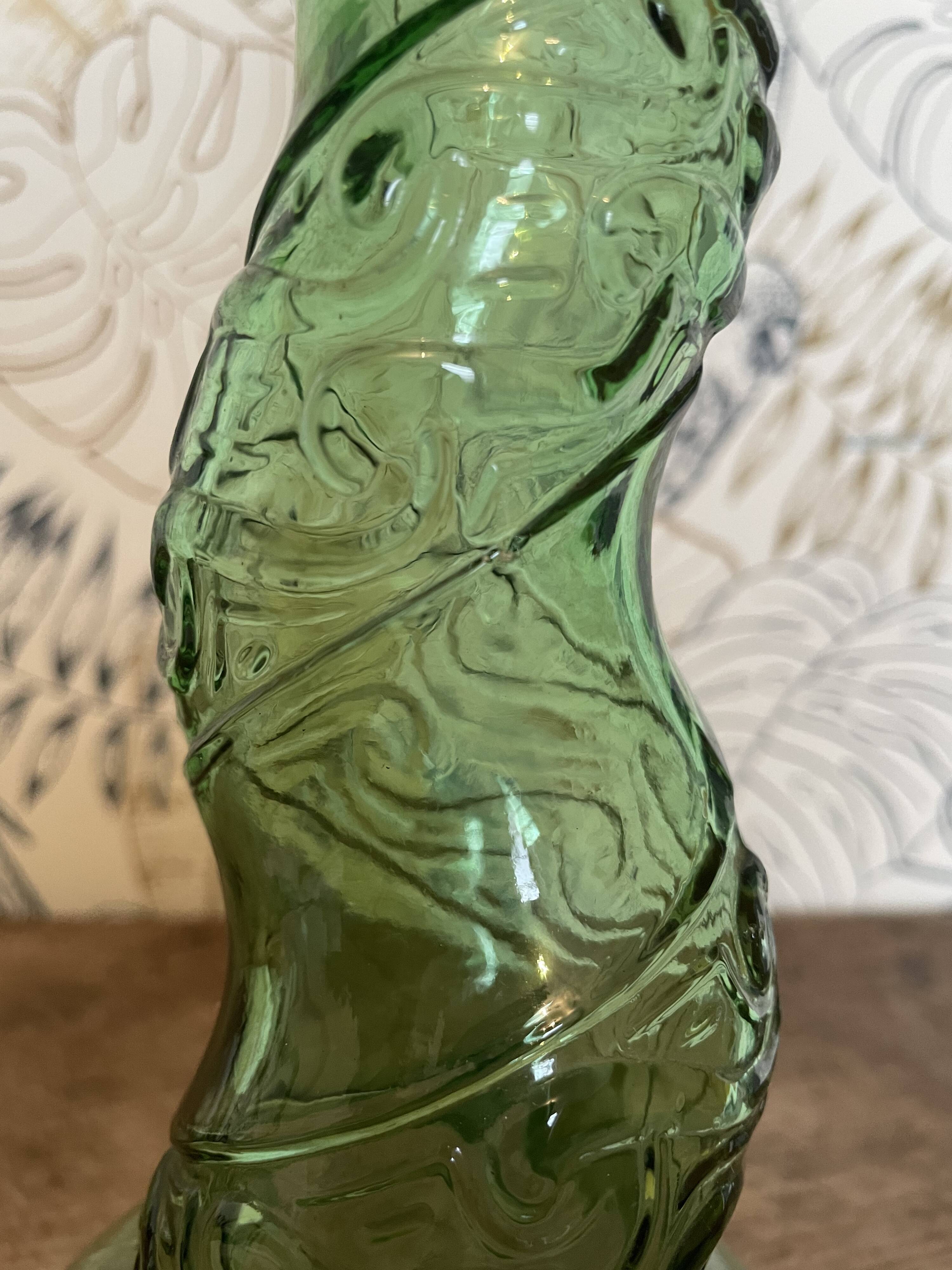 Green vase