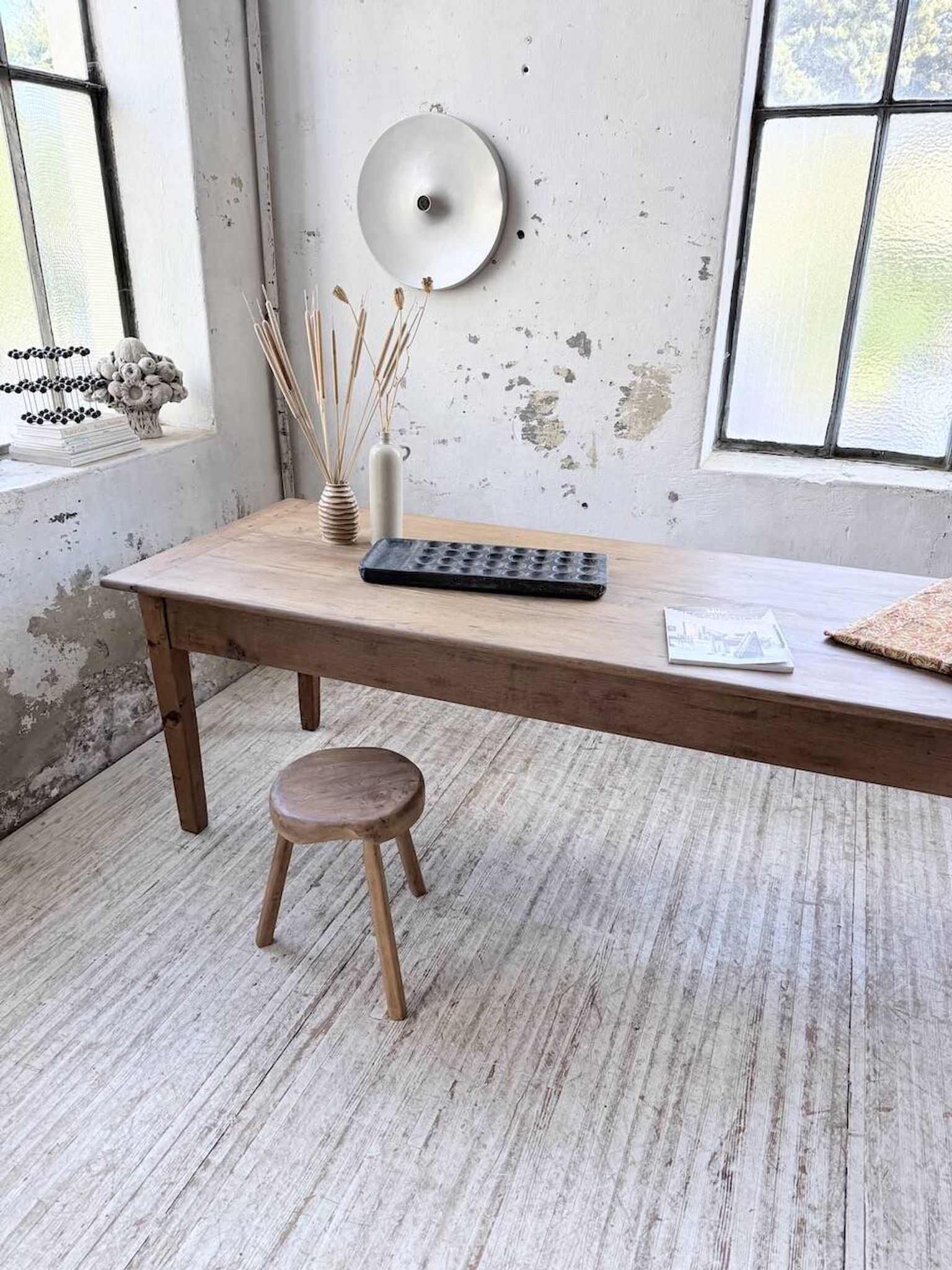 XL oak farmhouse table 1950 235cm