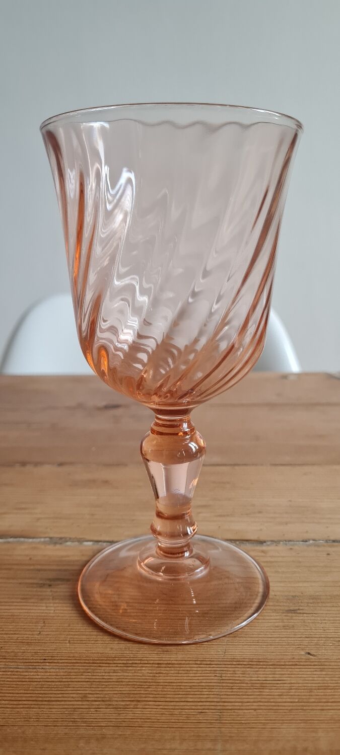 Set of 7 arcopal glasses model Rosaline