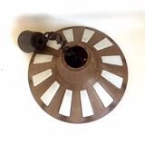 Bakelite pendant light up and down 70s Diameter 40 cm