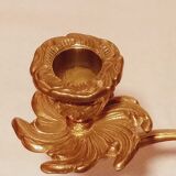 Bougeoir en bronze doré
