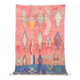 Vintage Moroccan Rug 154 x 231 cm - Abstract Berber Rug - Wool Rug Handmade