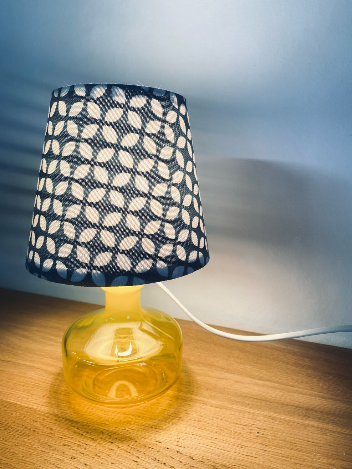 Upcycled bedside lamp vintage