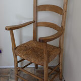 Straw armchair
