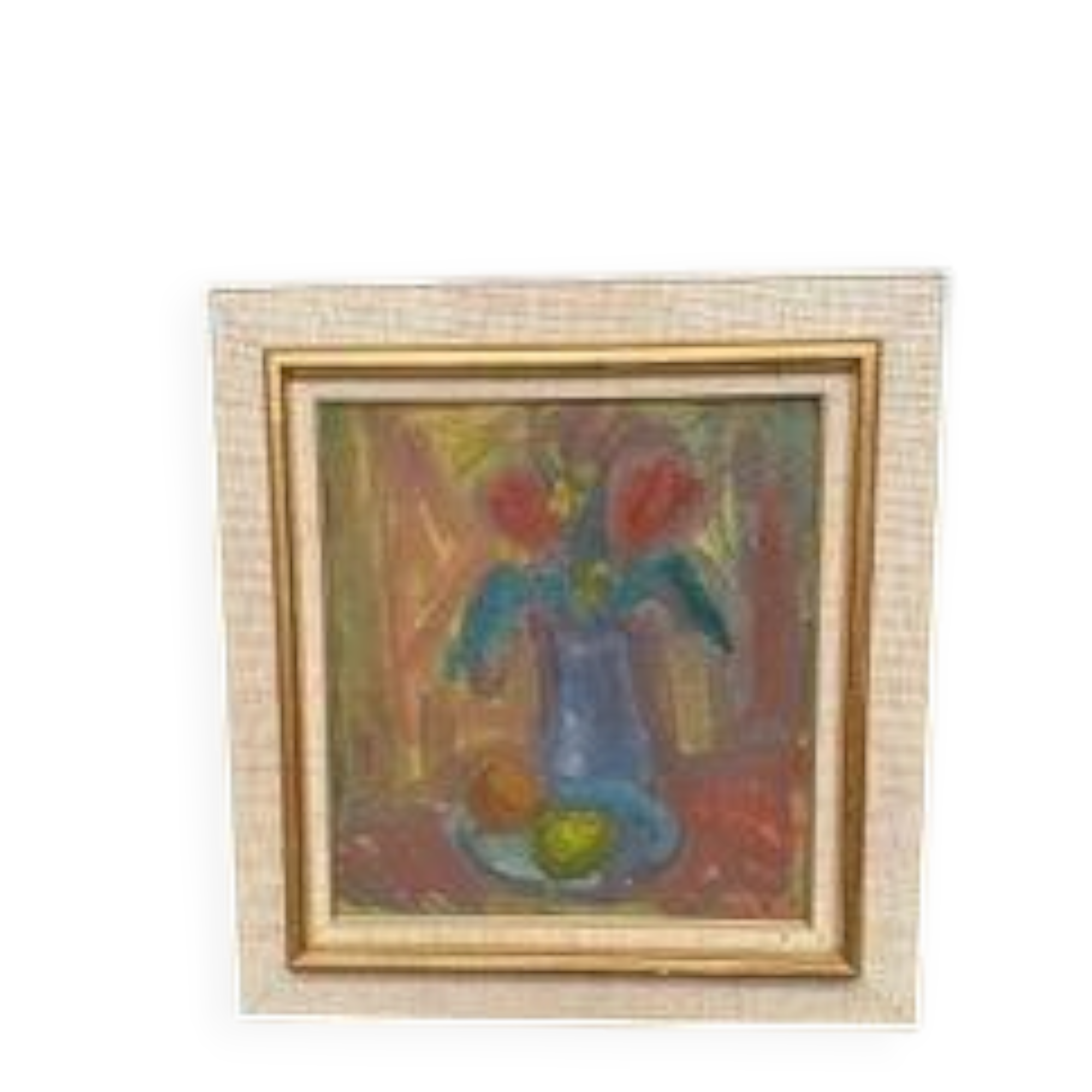Swedish Oil on Panel – “Floral Still Life” by Hjalmar Eldh (1881–1953) – Signed – Vintage & Framed