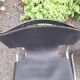 Model 920 Chairs in Chrome and Black Leather by Carlo Bartoli for T70, 1970s, Set of 6