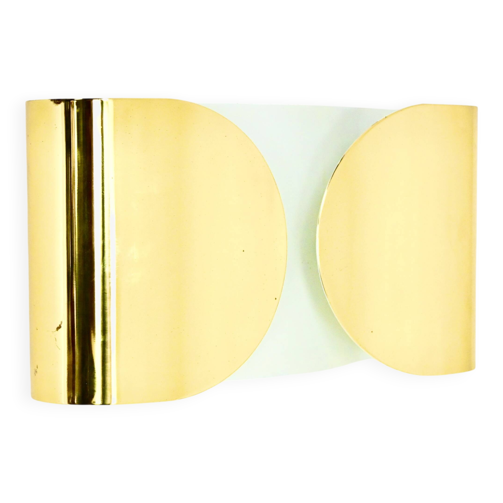 Golden Foglio wall lamp by Tobia & Afra Scarpa for Flos, 1960s