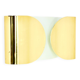 Golden Foglio wall lamp by Tobia & Afra Scarpa for Flos, 1960s