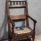 Louis XIII period armchair in solid wood