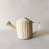 Miniature rattan watering can