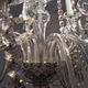 Old bohemian crystal chandelier for Deknudt