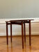 Danish Mid-Century Beside Teak Tables by Ejnar Larsen & Aksel Bender Madsen