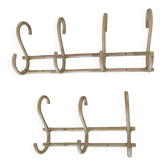 Porte manteau patère murale en bambou courbé