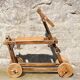 Vintage adjustable wooden baby walker – Youpala