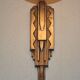 French art deco wall sconce silver metal with opaque glass ball shade 4101