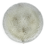 Round Frosted Glass Ceiling Light Murano, Kaiser, Germany, 1970s