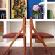 Paire de chaises Henry Meyer