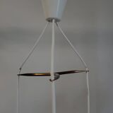 Suspension vintage scandinave en plexiglas et cuivre, probablement danoise