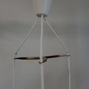 Vintage Scandinavian suspension in plexiglass and copper, probably Danish.