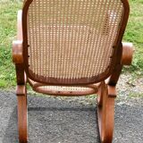 Rocking chair caned